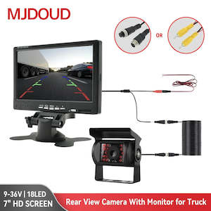 MJDOUD 7 Inch Car Rear View Camera Monitor for Truck Parking Display 9-36V HD Re&hellip;