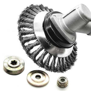 Power Tools Accessories: XCAN 6/8 Inches Grass Trimmer Brush Cutter Garden Trimmer Head Weed Brush Steel Wire Wheel