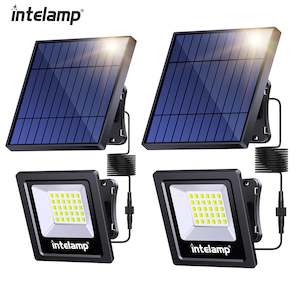 Outdoor Garden Accessories: 2 PCS Solar Outdoor Super Bright IP65 Waterproof Street Light  Security Lights for Garden Yard Patio Porch