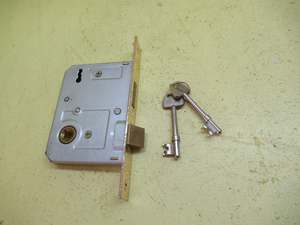 All Collections: E*S Reversable Brass 3 Lever Mortice Lock with Key 156L x 22W/Body 100L x 71D/Axial 52mm