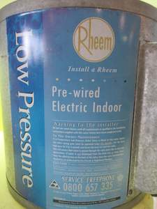 All Collections: Rheem Low Pressure 15 Ltr Pre Wired Electric Indoor water Heater 345H x 365W