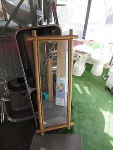 Bamboo Frame Mirror 1080H x 430W