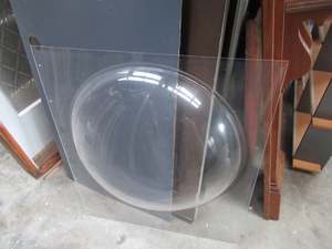 Rectangle Round Shower Dome 760L x 870W/Dome 160H x 62Dia