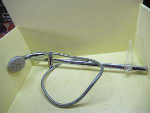 Sliding Shower Rail with Shower Head & Soap Dish 790H x 190W x 60D