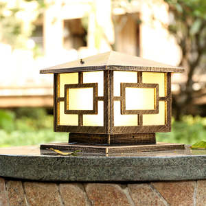 Outdoor Garden Pillar Lamp European Style Decor Courtyard Light Antique Waterpro&hellip;