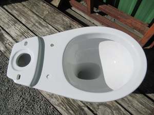 Toilet Pan with Cradle for Cistern to sit on 400H x 350W x 595D