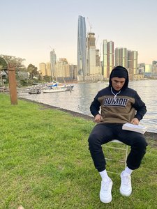 Products: Men's Black Army Hood - Rumor Streetwear