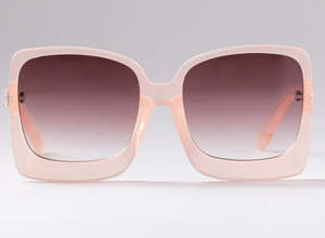 Happy to Sit on Your Face Sunglasses - Acid Pink