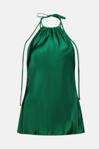 Top: Walter Halter Top - Emerald Green