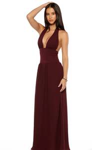 Cosette Burgundy Maxi Dress