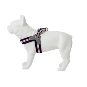 HUGO & HUDSON Easy Step-In Harness - Red/White/Blue