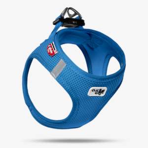 Dog Harness: CURLI Step-in Harness Mesh - BLUE