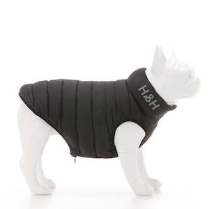 HUGO & HUDSON Puffer Jacket Black/Grey Reversible