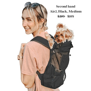 Animals & Pet Supplies: K9 Sport Sack AIR 2 - BLACK (Second-hand)