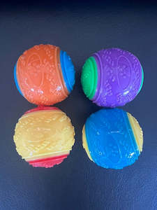 Animals & Pet Supplies: Soft Rubber Squeaky Ball