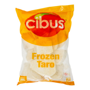 Cibus Frozen White Taro from Fiji 20KG (10 x 2kg)