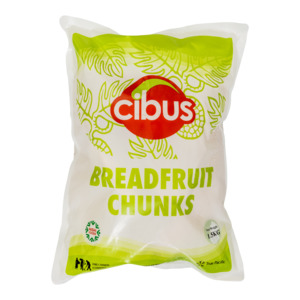 Frozen Vegetables: Cibus Frozen Tongan Breadfruit Chunk 12KG (8 x 1.5KG)