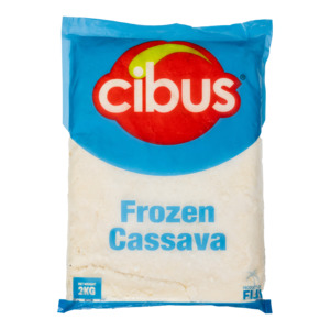 Frozen Vegetables: Cibus Frozen Grated Cassava 20KG (10 x 2kg)