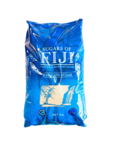 Sugar: Fiji Raw Cane Sugar (available in 1kg, 4kg & 25kg)