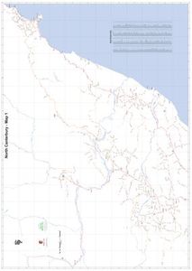 Map Book: North Canterbury 1 A0 Wall Map