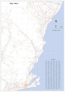 Map Book: Otago 4 A0 Wall Map