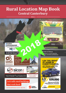 Map Book: Central Canterbury Rural Location Map Book