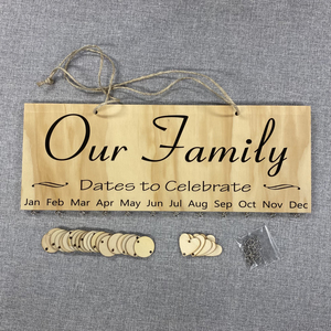 Products: Pre-Made “Dates to Celebrate” Sign – Rustic Printz Limited