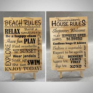Products: A3 Pre-made Signs – Rustic Printz Limited