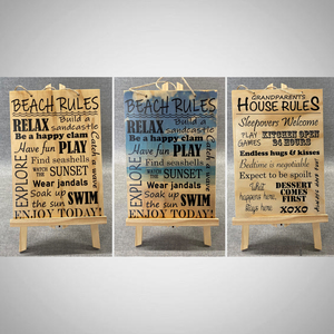 Products: A4 Pre-made Signs – Rustic Printz Limited