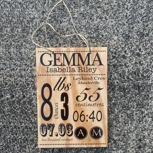 Wedding or Birth Announcement Prints – Rustic Printz Limited