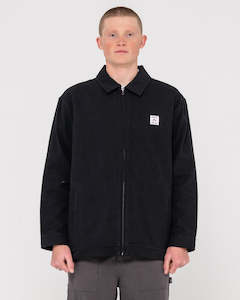 Mens Tops Jackets: Greaser Relaxed Zip Up Jacket