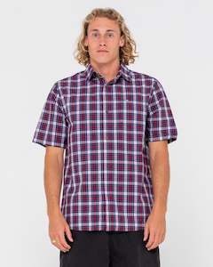 Mens Tops Shirts: Datsun Check Short Sleeve Shirt