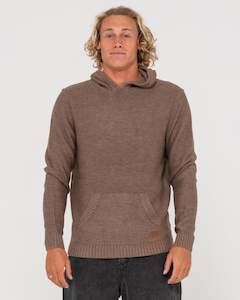Mens Tops Knitwear: Skyliner Relaxed Knit Hoodie