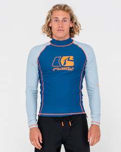 Mens Tops Rash Vests: Y2shay Printed Long Sleeve Rash Vest
