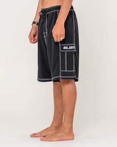 Mens Boardshorts Fixed Waist: Pick Pocket 22" Baggy Boardshort