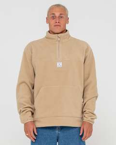 Mens Tops Hoodies Fleece: Core Division Quarter Zip Polar Fleece