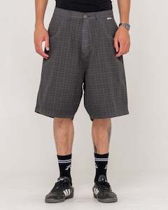 Mens Bottoms Shorts: Flip Rambo 24" Plaid Jort