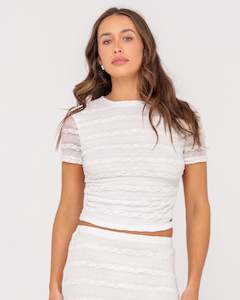 Womens Tops Camis Tops: Athens Open Back Lace Top