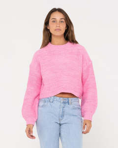 Womens Tops Knitwear: Marlow Cropped Chunky Knit