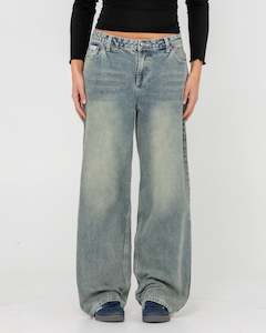 Womens Pants: Bethany Baggy Low Rise Jean
