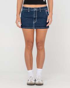 Womens Bottoms Denim: Billie Low Rise Mini Denim Skirt