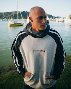 Denny Raglan Fleece Hoodie