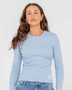 Essentials Ribbed Long Sleeve Tee