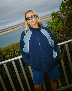 Two Tides Zip Through Sherpa Fleece