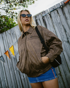 Back Street Faux Leather Jacket