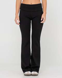 Womens Bottoms: Hilton Bootleg Low Rise Track Pant