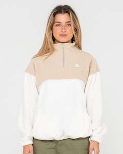 Tonal Division Half Zip Polar Fleece