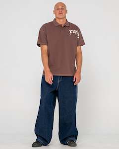 Mens Tees Tops: Blinker Short Sleeve Polo