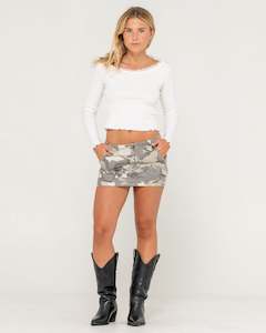 Womens Tops Camis Tops: Polla-Anna Long Sleeve Pointelle Top