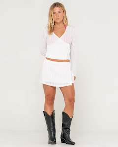 I Kissed A Pearl Lace Top